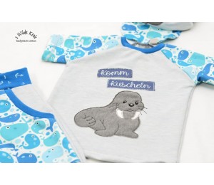 Stickdatei - Schneetiere Walross